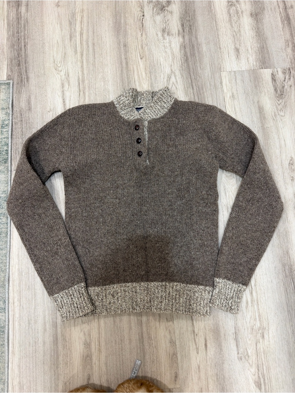 LANDS END VINTAGE 90S WOOL SWEATER SIZE SMALL
